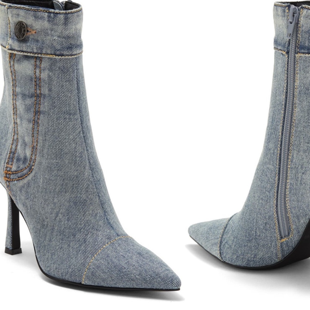 Denim Bootie